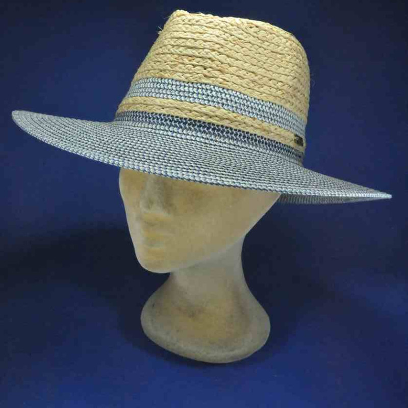 Capeline Oc An Paille De Papier Et Raphia Chapeau D T Pour Femme