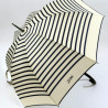 parapluie canne imprimé marin noir et beige jean paul gaultier