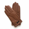 Gants en cuir d'agneau chocolat