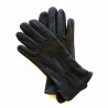 Gants noir en cuir de Cerf pour les cavaliers