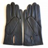 Gants noir en cuir de Cerf pour les cavaliers