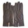 Gants noir en cuir de Cerf pour les cavaliers