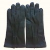Gants noir en cuir de Cerf pour les cavaliers