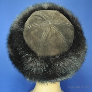 Natasha Brown leather hat