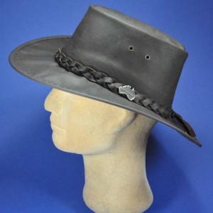 Barmah chapeau cuir buffalo