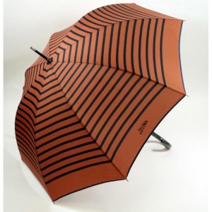 parapluie canne imprimé marin noir et beige jean paul gaultier