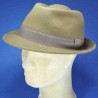 chapeau feutre laine camel