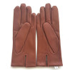 Gants en cuir d'agneau chocolat