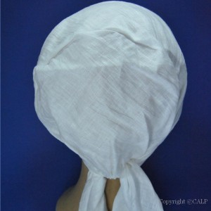 turban blanc