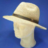 Casquette femme coton paille