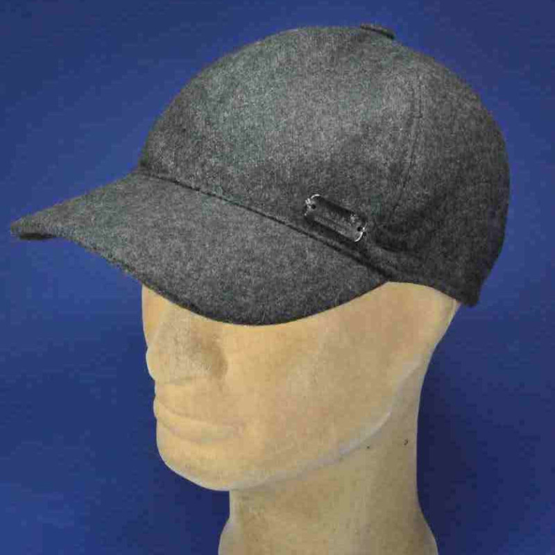 Casquette Baseball Tampa Anthracite en Laine- Stetson Reference : 8724