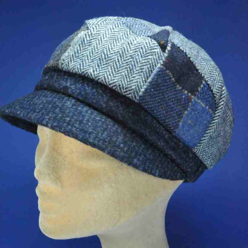 Bleu nuit, Casquette gavroche - Femme - Pure Laine