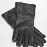 Gants noir en cuir de Cerf pour les cavaliers