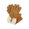 Gants noir en cuir de Cerf pour les cavaliers