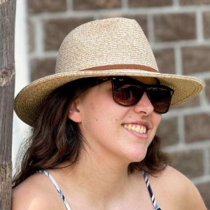 chapeau naturel anti UV  femme