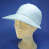 Casquette en lin bleu pour femme