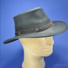 Barmah chapeau cuir buffalo