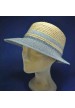 Casquette visière en paille pour femme