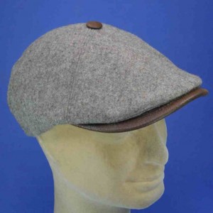 Casquette brooklyn taupe pure laine vierge