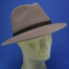 chapeau feutre laine camel