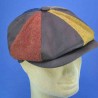 Brown leather baseball cap