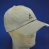 KANGOL Casquette Baseball velours beige : couleur - beige, taille - 55 cm à 61 cm par glissière arrière