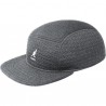 Kangol embossed 5 panel cap : couleur - gris, Mixte - Homme et Femme, taille - réglable de 57 cm à 60 cm 