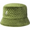 KANGOL dash quilted bin wearflaps : couleur - Green, Mixte - Homme et Femme, taille - L.58.59cm