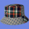 KANGOL bob plaid-beige : couleur - beige, Mixte - Homme et Femme, taille - XL.59-60cm