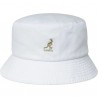 KANGOL bob coton blanc : couleur - blanc, Mixte - Homme et Femme, taille - M.56.57cm