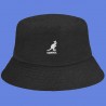 KANGOL bob coton noir : couleur - noir, Mixte - Homme et Femme, taille - S.54.55cm