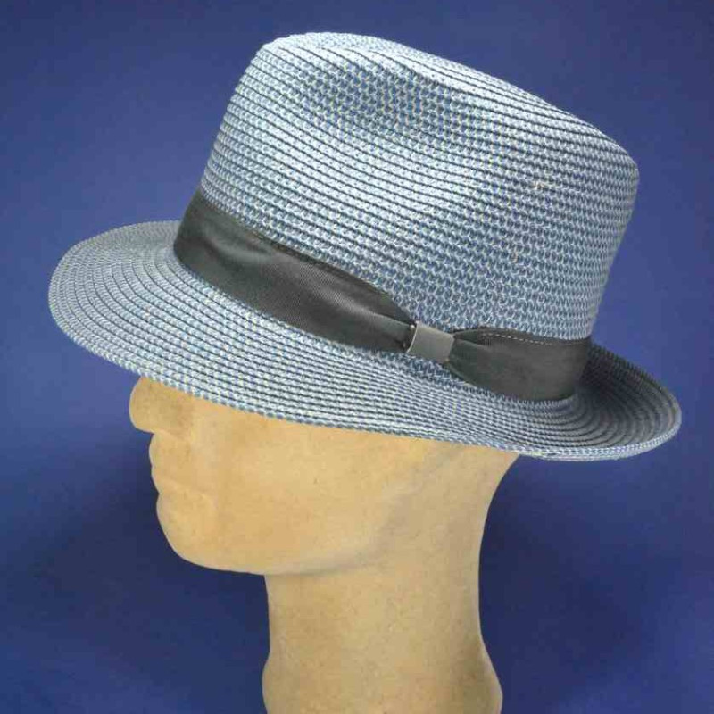 Chapeau Fedora Feutre Laine Plume Noir Imperméable – Traclet