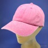 Casquette  d'été : couleur - rose, Taille Réglable - de 54 à 59cm par scratch