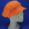 Gavroche couleur orange : couleur - orangé, taille - Elastiqué 54 à 57cm