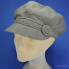 Casquette forme gavroche : couleur - taupe, taille - S.M 54 à 57cm