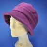 Chapeau bonnet femme polaire : couleur - violet 1