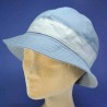 chapeau bob bleu été en lin taille réglable : couleur - bleue, Taille Réglable - par lacet 55 à 57cm