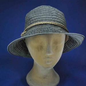 Chapeau gris polyester femme