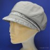 Gavroche femme-casquette été : couleur - beige, taille - Elastiqué 54 à 57cm