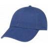 STETSON casquette visiére en coton bleu : couleur - bleu 23, Mixte - Homme et Femme, Taille Réglable - de 55 à 62cm