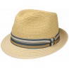 STETSON chapeau trilby toyo naturel : couleur - naturel 42, taille - L.58.59cm