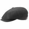 casquette laine cashmere STETSON gris : couleur - gris, taille - S.54.55cm