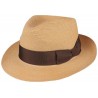 STETSON chapeau été homme en chanvre : couleur - naturel 42, taille - S.54.55cm