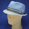 STETSON chapeau trilby : couleur - bleu 75, taille - M.56.57cm