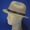 STETSON chapeau traveler paille raffia : couleur - naturel 42, Mixte - Homme et Femme, taille - S.54.55cm