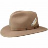 Stetson chapeau feutre camel : couleur - marron 0, taille - M.56.57cm