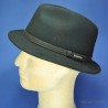 STETSON chapeau feutre  vidor noir : couleur - noir, taille - M.56.57cm