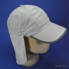 Casquette protège nuque SETSON : couleur - beige, Mixte - Homme et Femme, taille - S.54.55cm