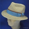 Chapeau Traveller STETSON :  garniture - bleu, couleur - naturel 42, taille - S.54.55cm