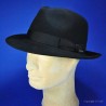 STETSON chapeau homme :  garniture - noir, couleur - noir, taille - L.58.59cm